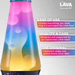 Lava The Original Lamp - 14.5 Trippy Shrooms ?C Classic Liquid Motion Lamp - Tri-Colored Globe and Black Base - Item #2361 (Amazon Exclusive)